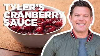 Tyler Florence Makes CranberryOrange Sauce  Tylers Ultimate  Food Network [upl. by Eleahcim914]