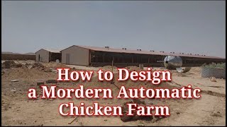 How To Design a Modern Automatic Chicken Farm I Layers Chicken Farming I Poultry House Design [upl. by Marigolda]