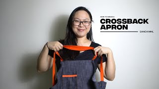 How to Wear a Crossback Apron [upl. by Nanette]