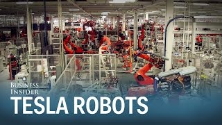 Meet Iceman and Wolverine — the 2 coolest robots in Teslas factory [upl. by Secor880]