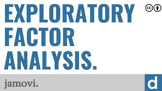 Exploratory factor analysis — jamovi [upl. by Victor]