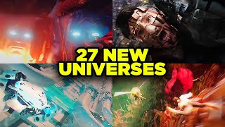 Doctor Strange Multiverse of Madness EVERY NEW UNIVERSE Revealed [upl. by Llerrahs]