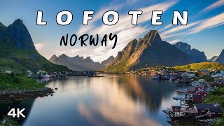 Lofoten Islands Norway  4K Scenic Journey [upl. by Vance]