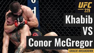 Conor McGregor vs Khabib Nurmagomedov UFC 229 Gracie Breakdown [upl. by Joelly201]