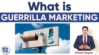 What is Guerrilla Marketing in Hindi  Guerrilla Marketing Ideas  Guerrilla Marketing Hitesh Gupta [upl. by Rodablas78]