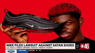 Nike files lawsuit against Lil Nas Xs Satan Shoes [upl. by Keeler]