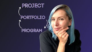 Project VS Program VS Portfolio  SIMPLE with Animated EXAMPLES [upl. by Aenaj208]