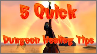 5 Quick Dungeon Healing Tips  WoW Classic Priest Leveling [upl. by Alegnaed]