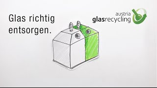 Glas richtig entsorgen [upl. by Aivatnuahs]