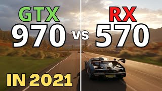 GTX 970 VS RX 570 IN 2021 [upl. by Nuawtna]