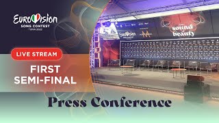 Eurovision Song Contest 2022  First SemiFinal Qualifiers  Press Conference [upl. by Singleton]