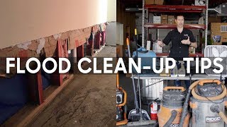 Flood Cleanup  5 Steps Including Mold Control [upl. by Mariel741]