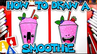 How To Draw A Funny Frozen Fruit Smoothie [upl. by Pius]