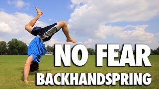 Getting Over Back Handspring Fear – Back Handspring FEAR Help [upl. by Teyut]