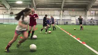 Youth Soccer U12 Dribbling Drills [upl. by Tillo750]