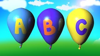 The ABC Balloon Song  Cartoon Videos For Toddlers  Kids Baby Club [upl. by Norrad]