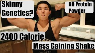 Homemade Mass Gainer Shake  How I gained 20 Lbs in 3 Months [upl. by Selin]