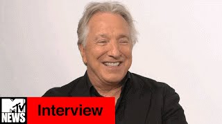 Alan Rickman Interview  MTV News [upl. by Aiyekal]