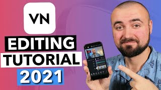 VN Editing Tutorial 2021 Update Android and iPhone [upl. by Arlynne]