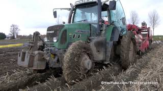 Harvesting potatoes in Holland under very wet conditions [upl. by Annitsirhc110]