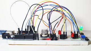 Arduino Fire Alarm Project Using MQ2 Gas and Flame Sensor [upl. by Swanhilda]