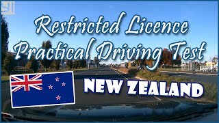 New Zealand Restricted Licence Practical Driving Test Full Test [upl. by Oicnerolf329]