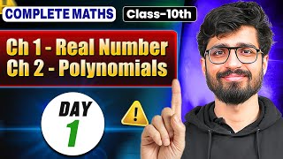 Class 10 Maths  Day 1  Real Numbers amp Polynomials  Class 10  Alakh Pandey  Ritik Sir [upl. by Rexana]