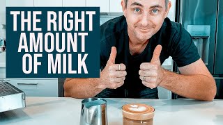 Dosing milk accurately for Flatwhite Cappucino amp Latte Coffee  MASTERCLASS Milk Series Part 2 [upl. by Towroy538]