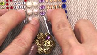 How to Use Adhesive Rhinestones  An Annies Tutorial [upl. by Jemena229]