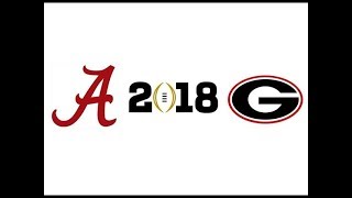 2018 CFP National Championship 4 Alabama vs 3 Georgia Highlights [upl. by Thadeus618]