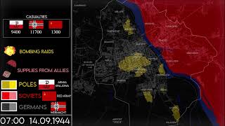 Warsaw Uprising 1944  Every Hour [upl. by Nair944]