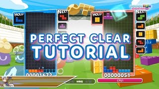 Puyo Puyo Tetris Perfect Clear Tutorial [upl. by Ahsikyt]