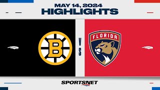 NHL Game 5 Highlights  Panthers vs Bruins  May 14 2024 [upl. by Acisset]