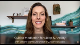 Guided Meditation for Sleep and Anxiety  Ziva Meditation [upl. by Basso]