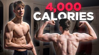 4000 Calorie Full Day of Eating to Gain Weight  Skinny Kid Bulking Up [upl. by Heady]