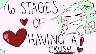 6 Stages of Having a Crush [upl. by Aidroc]