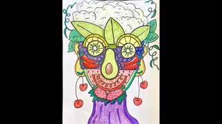 Giuseppe Arcimboldo Fruit and Veggie Portrait [upl. by Levania]