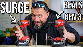 Milwaukee M18 Surge Impact Driver Beats Gen 3 HEAD 2 HEAD [upl. by Judie]