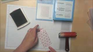 How to Color the Raised Image from an Embossing Folder [upl. by Anerda]