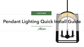 Pendant Lighting Quick Install Guide [upl. by Leumhs617]