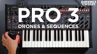 Sequential Pro 3 Sequencer amp Drone Patch Sounds [upl. by Lambart]