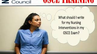 Nursing Interventions OSCE NMC Training Video [upl. by Aihsoek]