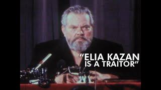 Orson Welles on Elia Kazan [upl. by Hnahc]