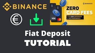 How to Deposit Money on Binance with Credit Card VisaMaster Card ✅ Quick Tutorial [upl. by Atikal]