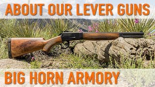 About our Lever Action Rifles – Big Horn Armory [upl. by Diver501]