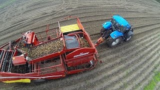 aardappels rooien met grimme SE15060 Kartoffelerntepotato harvest [upl. by Nedla]