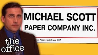 The WHOLE Michael Scott Paper Company Story  The Office US [upl. by Aisanat]