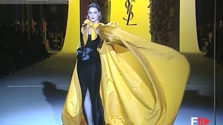 YVES SAINT LAURENT Full Show Spring Summer 2002 Haute Couture Paris by Fashion Channel [upl. by Deibel]