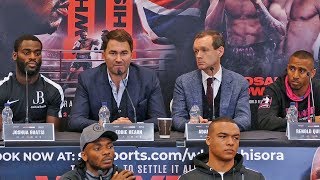 Dillian Whyte vs Dereck Chisora 2  UNDERCARD PRESS CONFERENCE  Matchroom Boxing [upl. by Ransom]