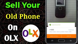 How To Sell Old Mobile On OLX  Purana Phone OLX Pe Kaise Beche  Free Post Ad On OLX  OLX TRICKS [upl. by Pascia]